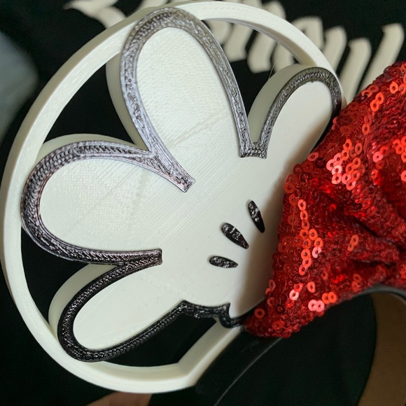 Minnie Mouse Ears (3d printed) - Picture 3 of 13